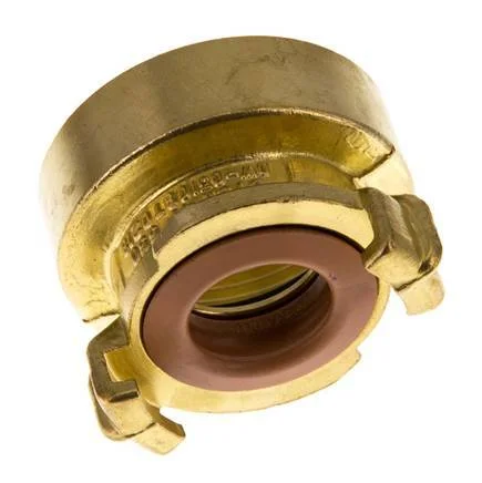 1 1/2” Female GEKA Garden Hose Brass Coupling KTW