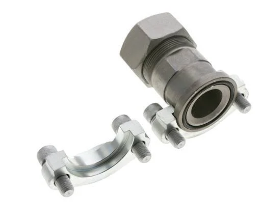 1-1/2” SAE Flange 3000 PSI Steel with 38S (M52x2) ISO 6162-1