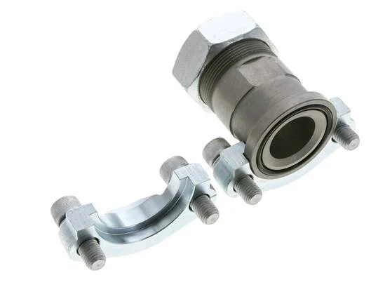 1-1/2” SAE Flange 3000 PSI Steel with 42L (M52x2) ISO 6162-1