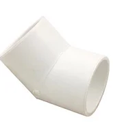 1 1/2 Inch 45 Degree Elbow S X S PVC Fitting 417-015