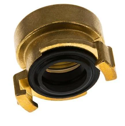 1 1/4” Female GEKA Garden Hose Brass Coupling