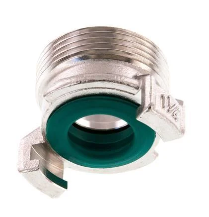 1 1/4” Male GEKA Garden Hose Stainless Steel Coupling