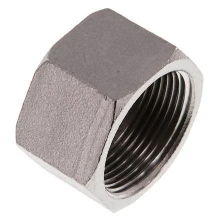 1 1/4” NPT Stainless steel End cap 16 Bar