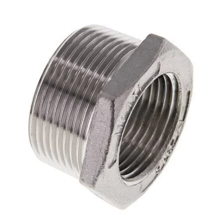 1 1/4” NPT x 1” NPT M/F Stainless steel Reducing Ring 16 Bar