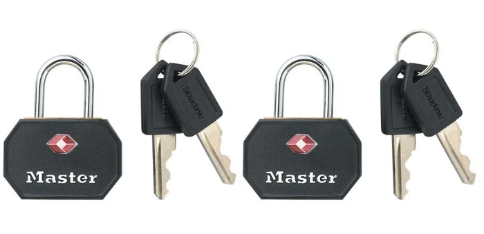 1-1/4 In. (32mm) Wide Solid Metal TSA-Accepted Luggage Lock Black 2 pack – 4681TBLK 4681TBLK