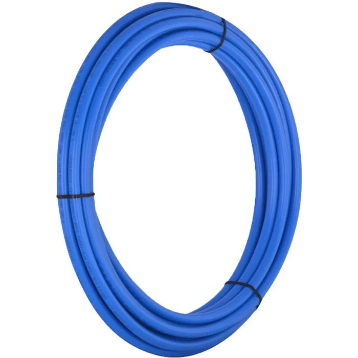 1/2in x 50′ Blue Polyethylene PEX Coil Tubing U860B50