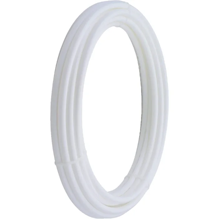 1/2in x 50′ White Polyethylene PEX Coil Tubing U860W50