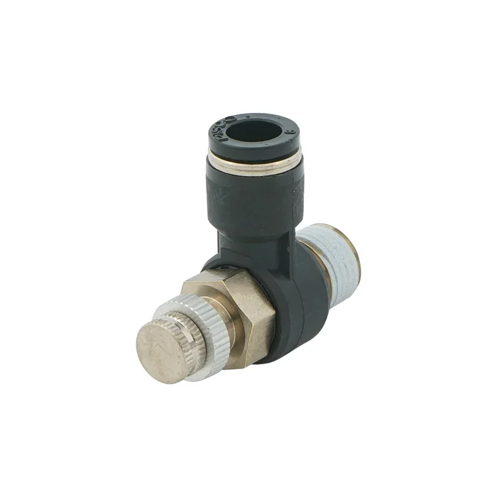 1/4″ – M5 Elbow Pneumatic Needle Valve