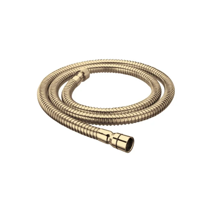 1.5m Cone to Nut Std Bore Shower Hose Gold
