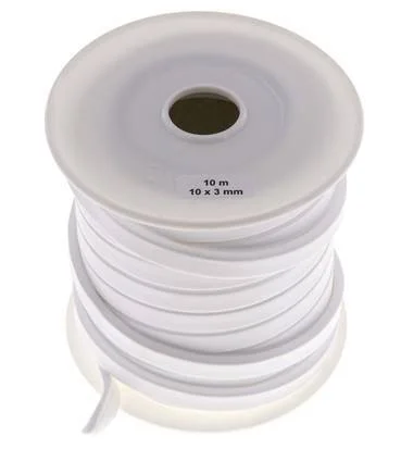 10×3 mm PTFE Face Sealing Tape 10 m
