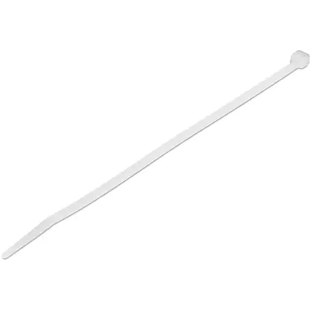 1000 Pack 8″ Cable Ties – White Large Nylon/Plastic Zip Ties Adjustable Network Cable Wraps UL TAA