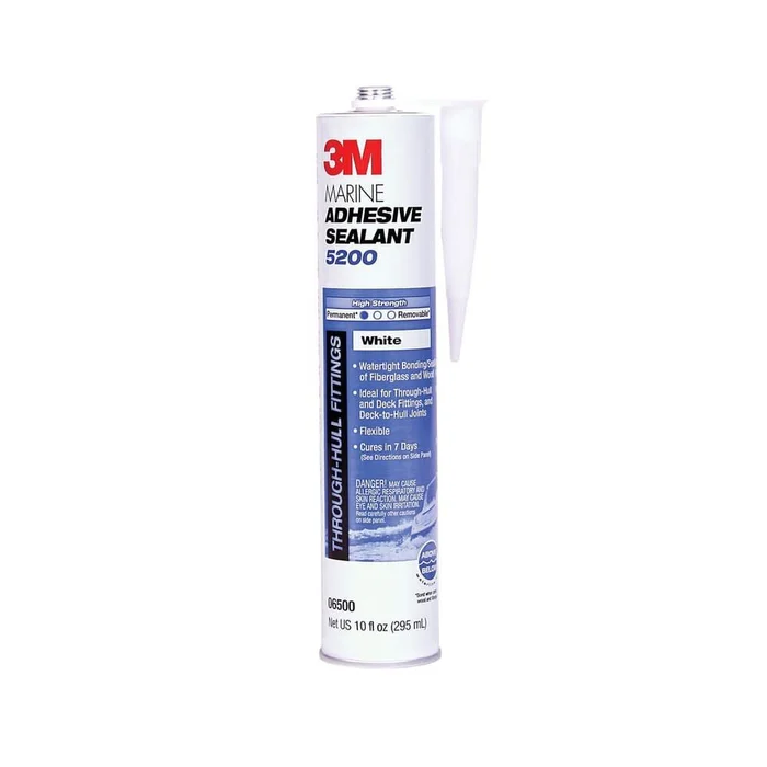 10oz 5200 Series White Marine Adhesive Sealant 80109E
