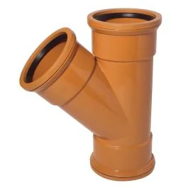 110mm Underground 45 Degree Triple Socket Junction