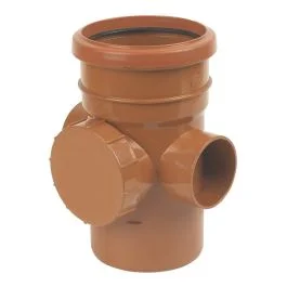 110mm Underground Single Socket Access Pipe