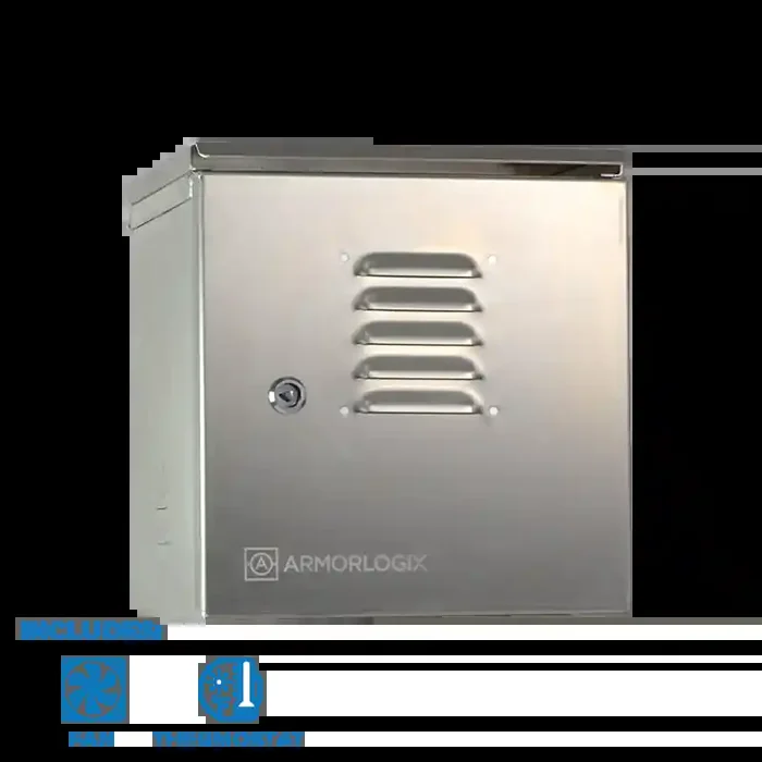 12″ X 12″ X 11″ Nema 3 Enclosure With Fan Al121211N3-Ft