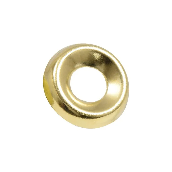 #12 Brass Countersunk Finishing Washer 100pk HF310309