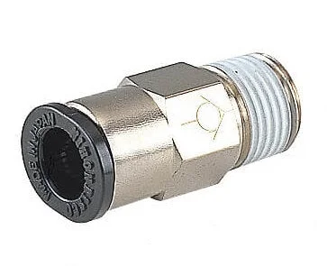 12mm – R1/2″ Meter-Out Aluminum Straight Check Valve