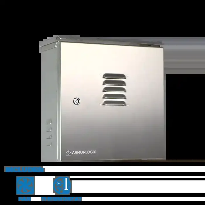 16″ X 16″ X 6″ Nema 3 Enclosure With Fan Al161606N3-Ft