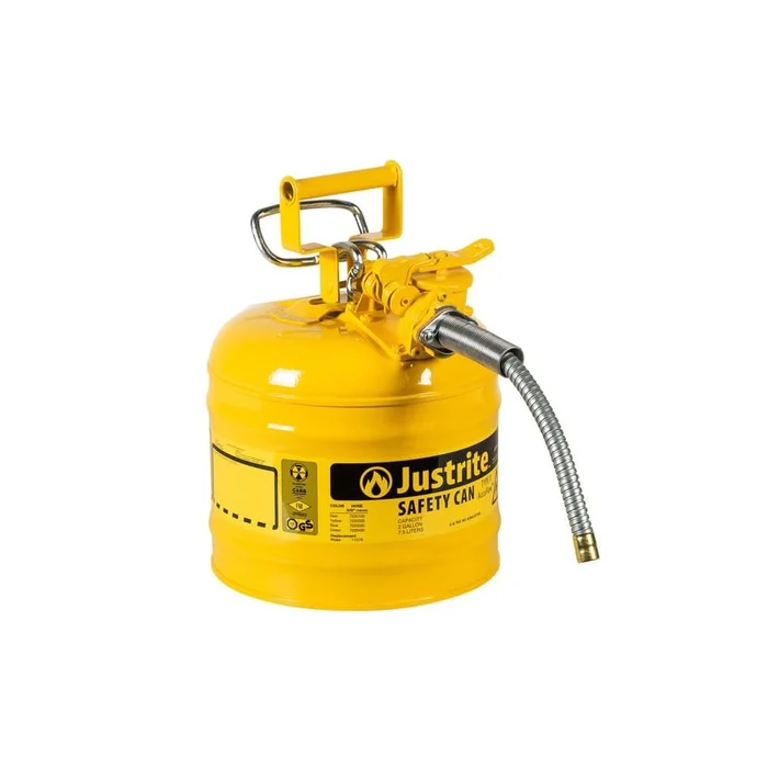 2 Gal Steel Safety Yellow Diesel Fuel Can Type II 7220220