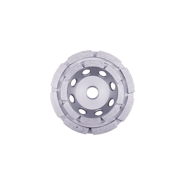 2 Rows 5 In. Diameter X1 Heavy Duty Grade Double Row Cup Wheel 05HDDDX1