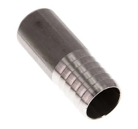 25 mm (1”) & 26.9 mm (3/4”) Stainless Steel 1.4571 Hose Barb Welding End 70mm - Image 3
