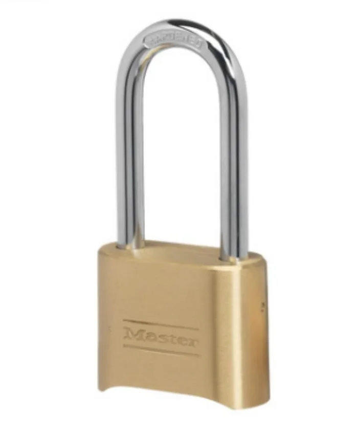 2in Combination Wide Resettable Brass Padlock with 2-1/4in Shackle 175DLH