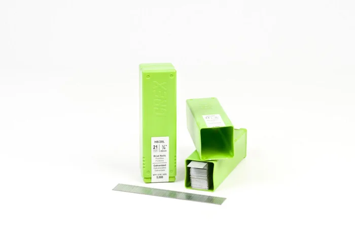 3/4in 21 Gauge Brad Nails Galvanized 5000qty H8/20L