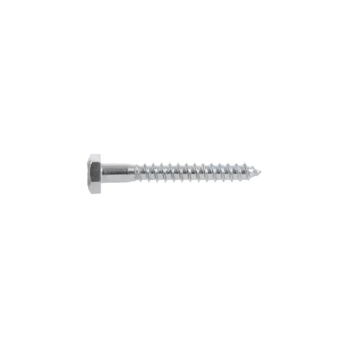 3/8-16 x 2 1/2in Zinc Hex Lag Screw 50pk HF230086