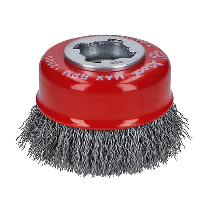 3 in. X-LOCK Carbon Steel Crimped Cup Brush DPB300XCCC01F