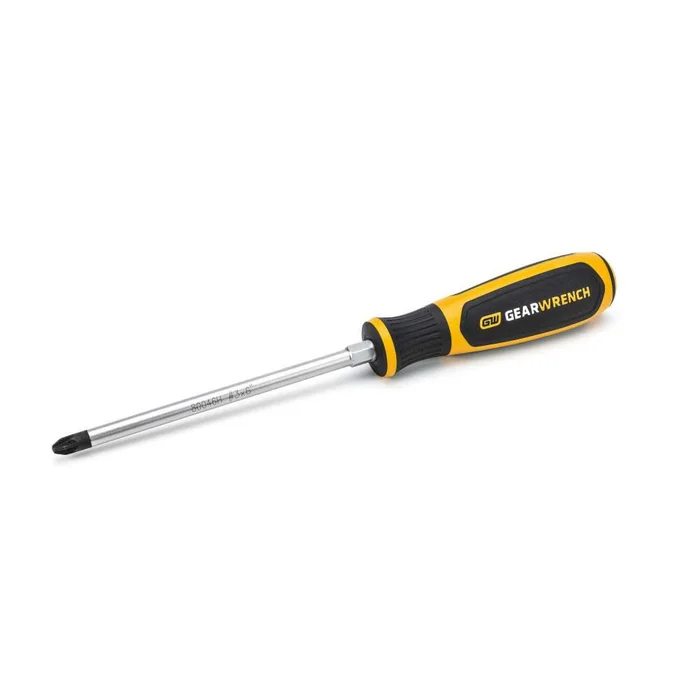#3 x 6inch Pozidriv Dual Material Screwdriver 80046H