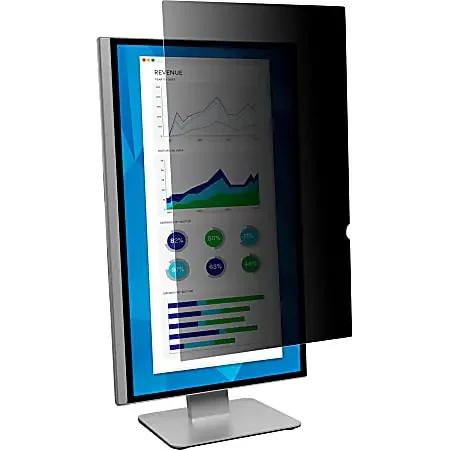 3M Privacy Filter for Monitors, 25″ Full Screen, 16 9 Aspect Ratio, Reduces Blue Light, Anti-Glare