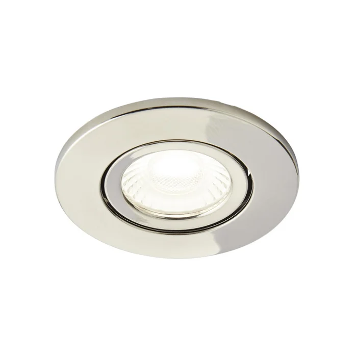 3pk Satin Nickel Tiltable Firerated LED Downlight 5W 4000K IP65
