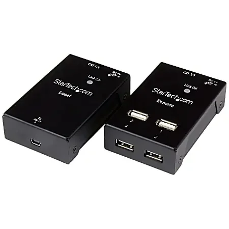 4 Port USB 2.0-Over-Cat5-or-Cat6 Extender – up to 130ft (40m)