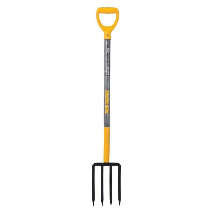 4-Tine Spading Fork with D-Top Grip on Hardwood Handle 2812200