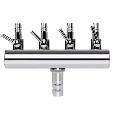 4 Valve Air Manifold, 1/4″ Inlet