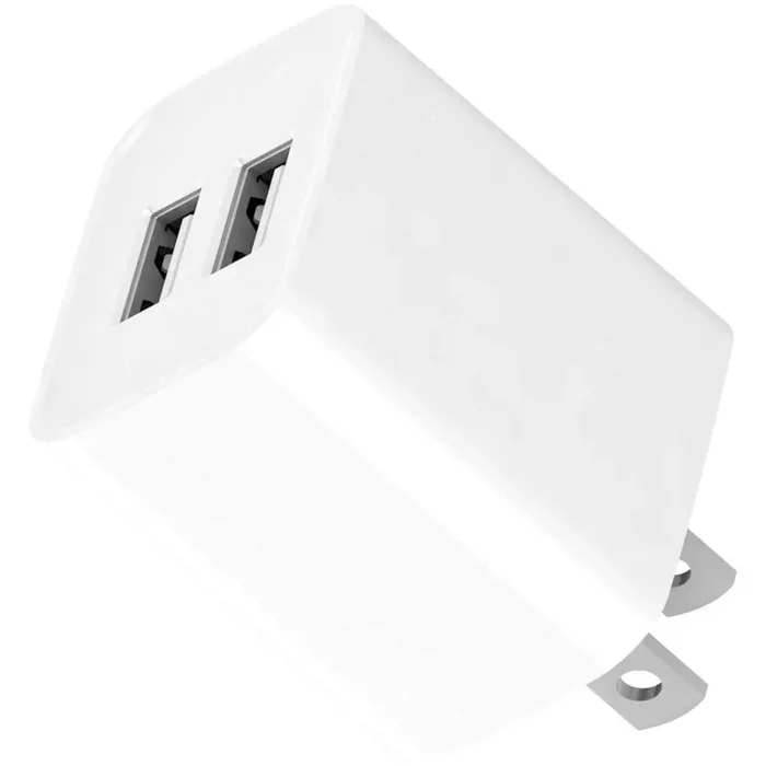 4XEM 12W Dual USB-A Wall Charger – White
