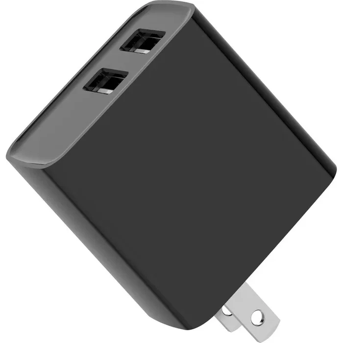 4XEM 15.5W Dual USB-A Charger – Black