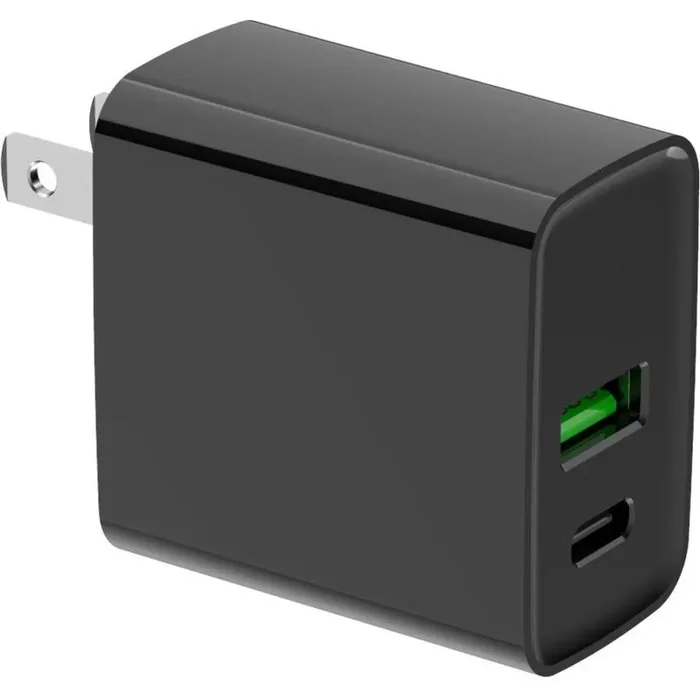 4XEM 20W Dual USB Wall Charger – Black