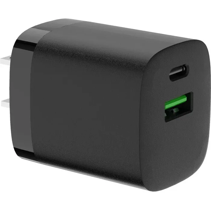 4XEM 30W Dual USB C+A Wall Charger – Black