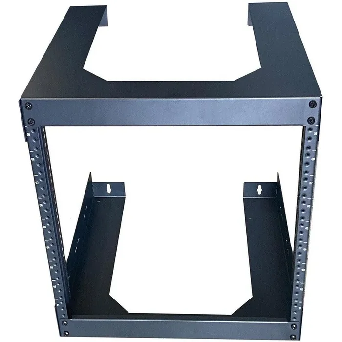 4XEM 6U 18″ Deep Wall Mount for Switches and Rackmount Networking Equipment- Black