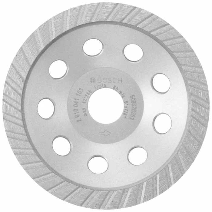 5 In. Turbo Diamond Cup Wheel for Concrete DC530SG
