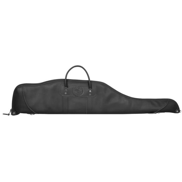 55 In. L Black Smooth Leather Rifle Case With Scope L-520-55-BLK