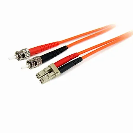 5m Fiber Optic Cable – LSZH – LC/ST – OM1 – LC to ST Fiber Patch Cable – 5m LC/ST Fiber Optic Cable – FIBLCST5