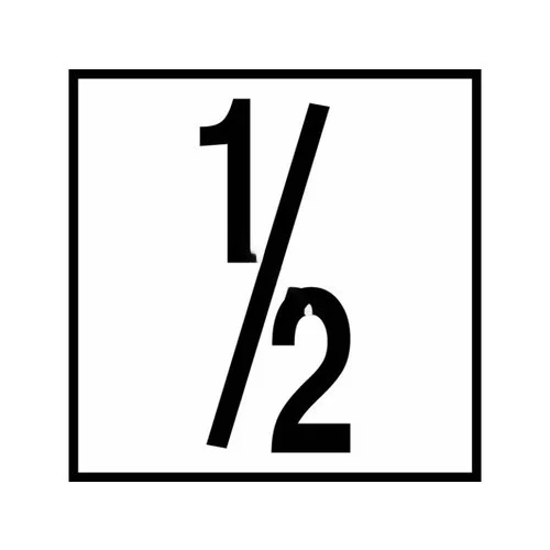 6 No Skid Ceram Tile 1/2 | CC621005