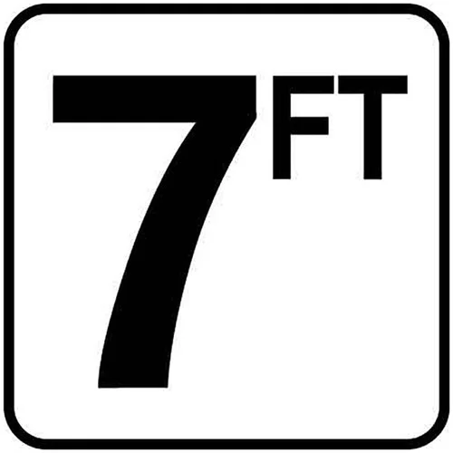 6 Vinyl Stickon 7Ft | V620070