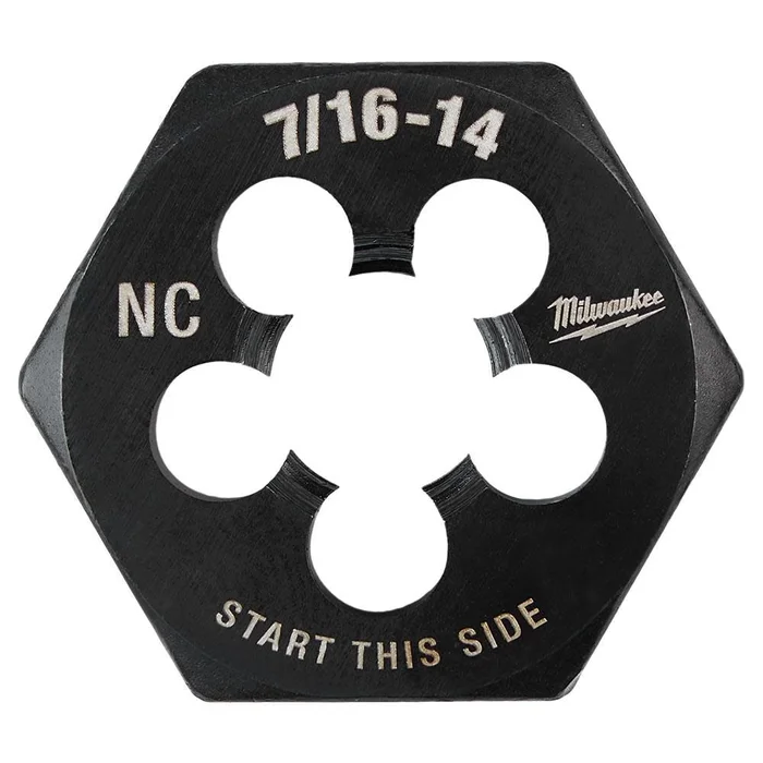 7/16 in -14 NC 1-Inch Hex Threading Die 49-57-5355