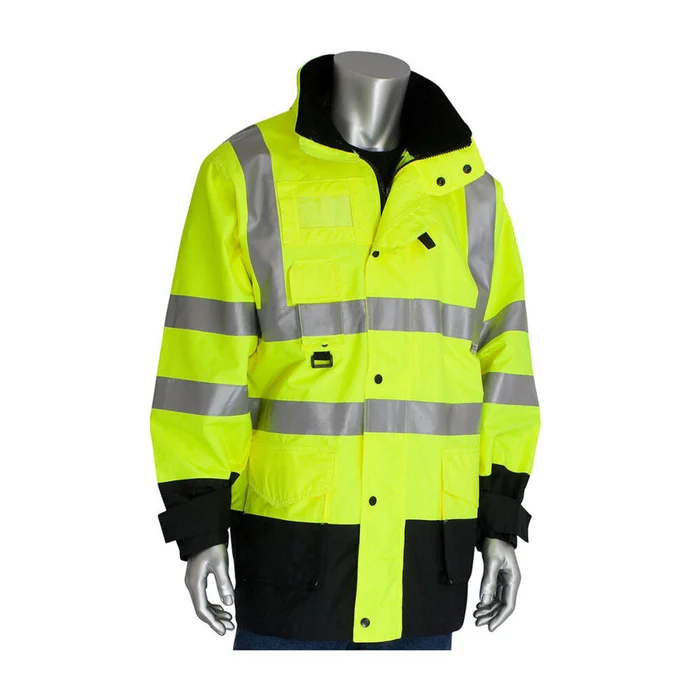 7-in-1 All Conditions Coat Class 3 Hi-Vis Yellow 4X 343-1756-YEL/4X