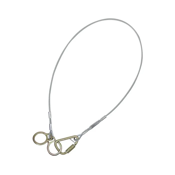 8′ Carabiner Sling Anchor with Galvanized Steel Cable 84202D8FT