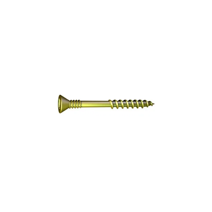 #8 x2 in. Flat Head Collated Zinc Yellow Sub Floor Screw C8200L3YZ