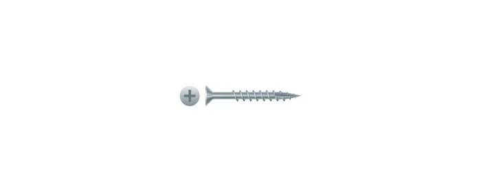 #9 3 In. Phillips Flat Head Screw with Nibs Particle Board Screw X948NZ